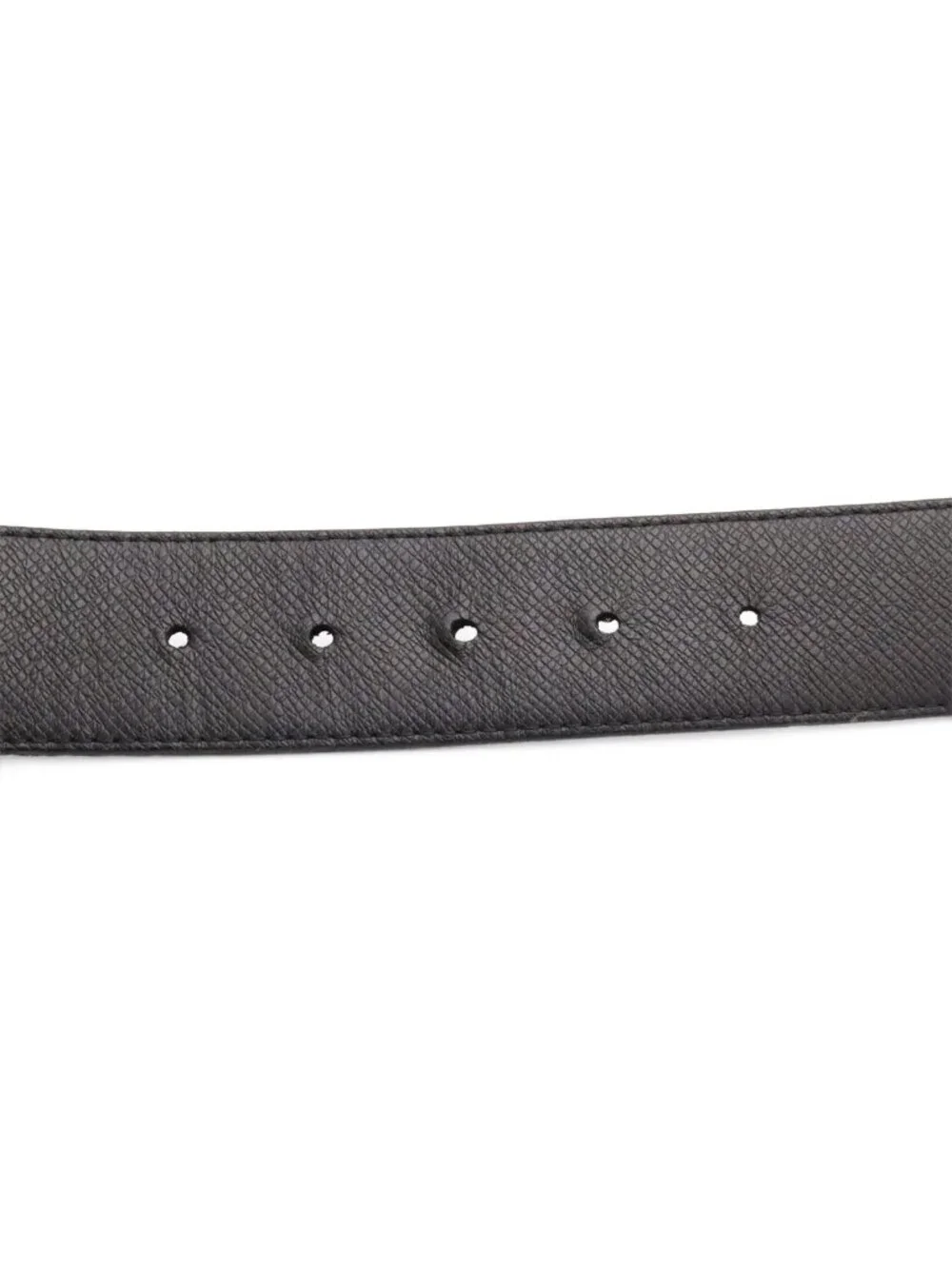 Louis Vuitton Monogram Eclipse Taiga Ceinture LV Initial 40 Reversible Belt 95